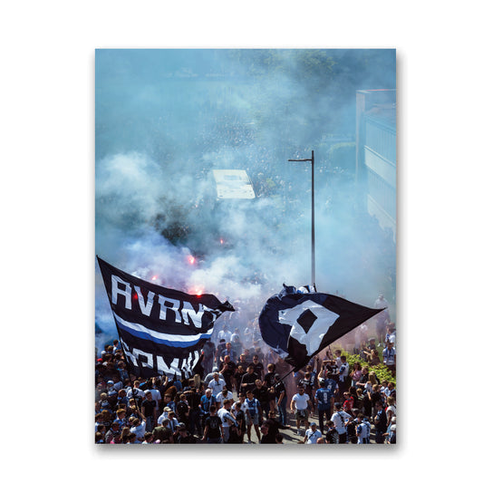 Arminia Flagge & Nebel