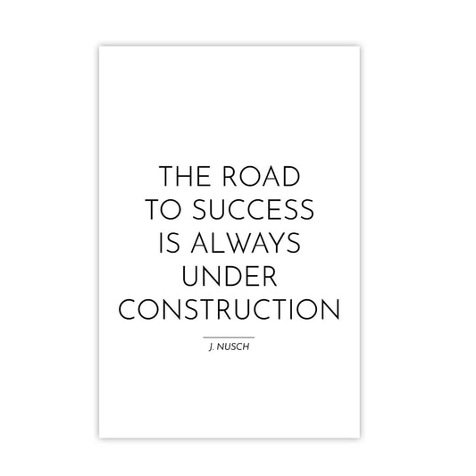 Spruchposter The Road