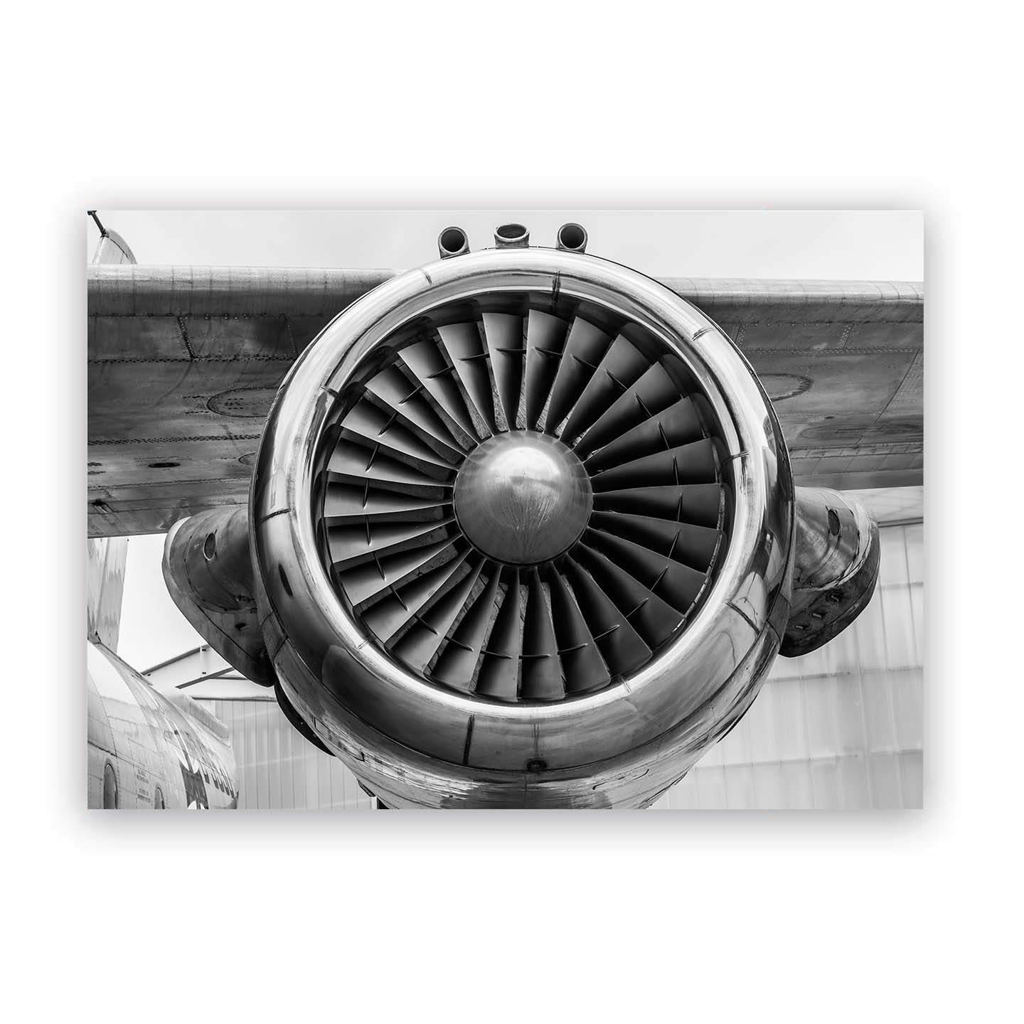 Flugzeug Turbine Vintage