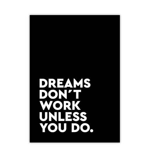 Spruchposter Dreams